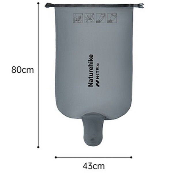 Надувной мешок универсальный для надувных матрасов Naturehike, CNK2450PJ013, серый