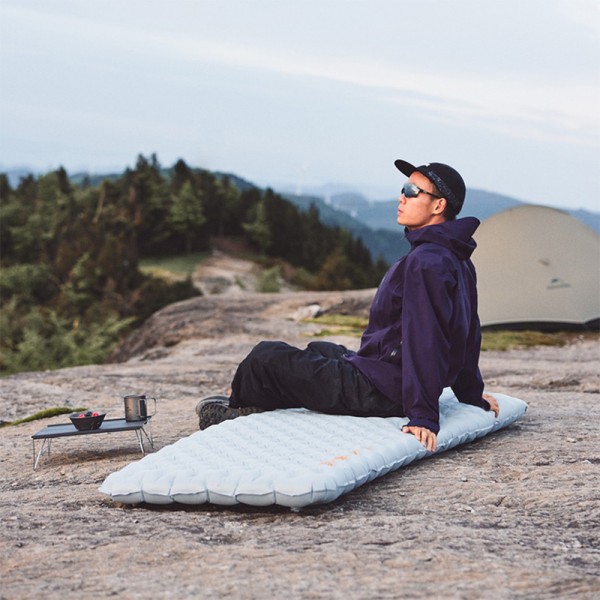 Матрас надувной одноместный UL Naturehike CNK2450WS012, 186*64, серый