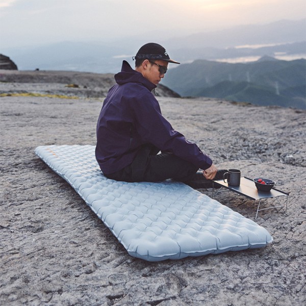 Матрас надувной одноместный UL Naturehike CNK2450WS012, 186*64, серый
