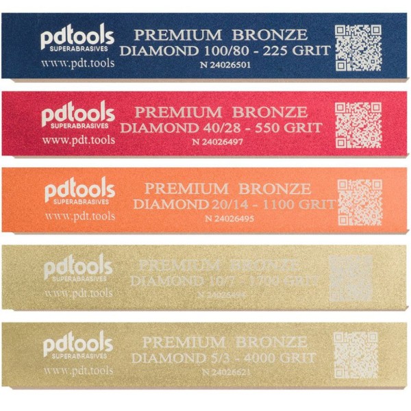 Набор алмазных камней PDT (Poltava) Premium Diamond metallic bonded stones set (5)