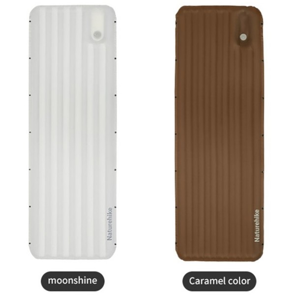 Матрас надувной одинарный Naturehike CNK2450WS035, 95 мм, со встроенной помпой, коричневый