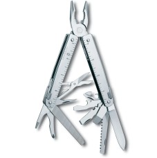 Мультитул Victorinox Swisstool X Plus 115мм,39функ+чорн.шкір.чохол