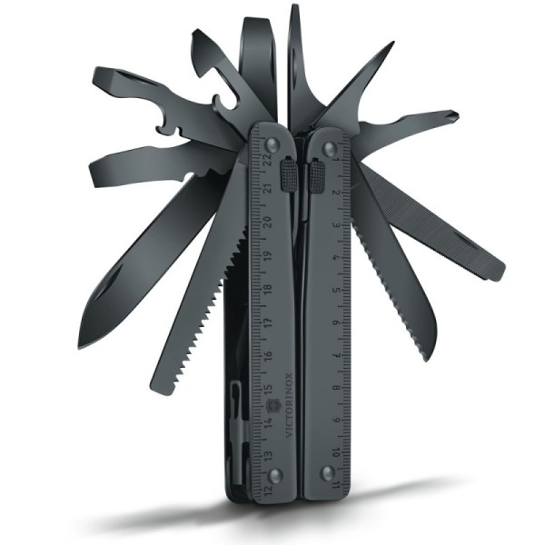 Мультитул Victorinox Swisstool BS 115мм,29функ,черн.лезв,черн+черн.нейлон.чехол