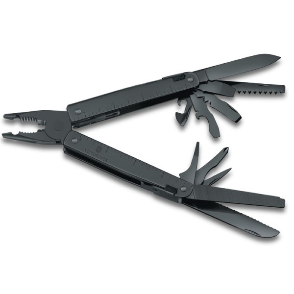 Мультитул Victorinox Swisstool BS 115мм,29функ,черн.лезв,черн+черн.нейлон.чехол