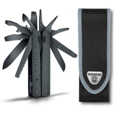 Мультитул Victorinox Swisstool BS 115мм,29функ,чорн.лезо,чорн+чорн.нейлон.чохол