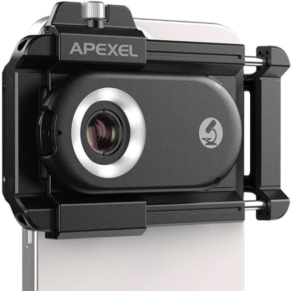 Микроскоп портативный Apexel для телефона x200 с LED подсветкой