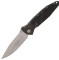 Ніж Microtech Socom Elite Drop Point Stonewash PS, напівсерейтор Black