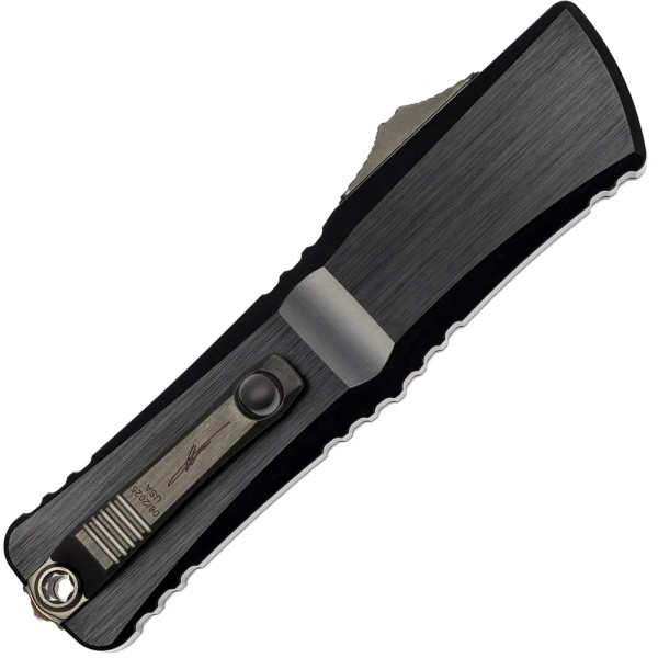 Нож Microtech Marfione Select Custom Combat Troodon Gen III OTF Knife 4" Dagger Blued Baker Forge CopperMai Damascus Bronze