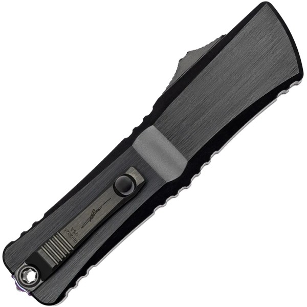 Нож Microtech Marfione Select Custom Combat Troodon LT Gen III w/ Hefted Black Handle & Blued Baker Forge Coppermai D/E