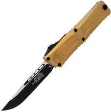 Ніж Microtech Combat Troodon Gen 3 Single Edge Black Blade Tan