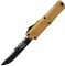 Нож Microtech Combat Troodon Gen 3 Single Edge Black Blade Tan