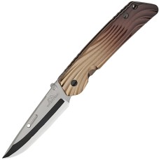 Нож Rockstead Higo II X-FCF-ZDP Shiny antique bronze