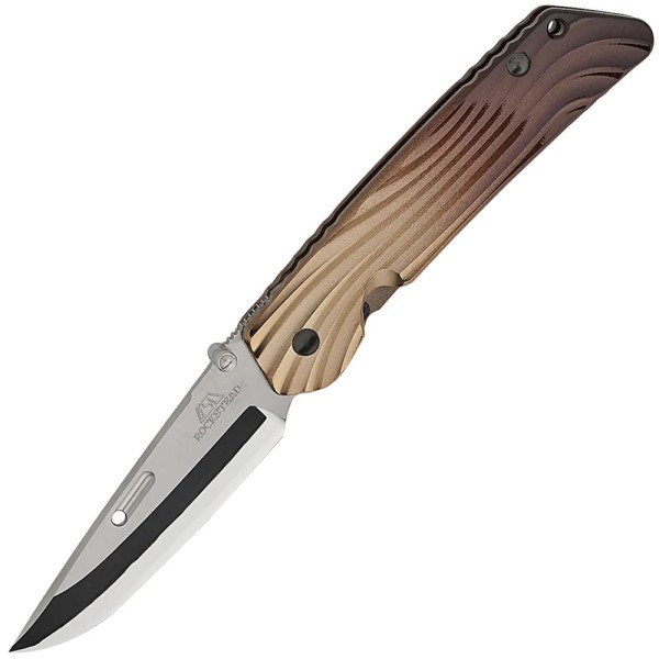 Нож Rockstead Higo II X-FCF-ZDP Shiny antique bronze
