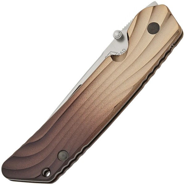 Нож Rockstead Higo II X-FCF-ZDP Shiny antique bronze