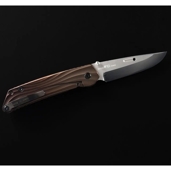 Нож Rockstead Higo II X-FCF-ZDP Shiny antique bronze