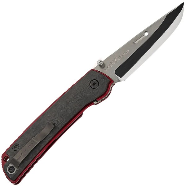Нож Rockstead Higo II X-FCF-ZDP Black Dunes Red