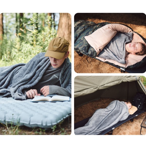 Подкладка для спального мешка Naturehike CNK2450WS024, флис, графит