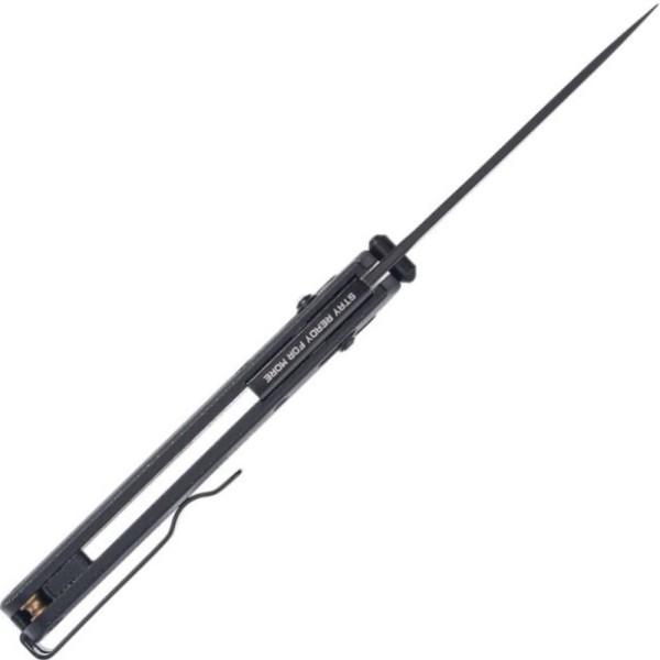 Нож SRM Medal 255L-FB2, Carbon Fiber, Laminated 140Cr Black
