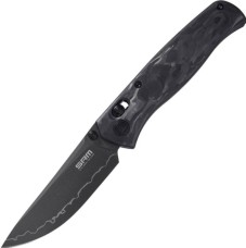 Нож SRM Medal 255L-FB2, Carbon Fiber, Laminated 140Cr Black