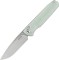 Нож SRM Terrier 258L-GC, полупрозрачный зеленый