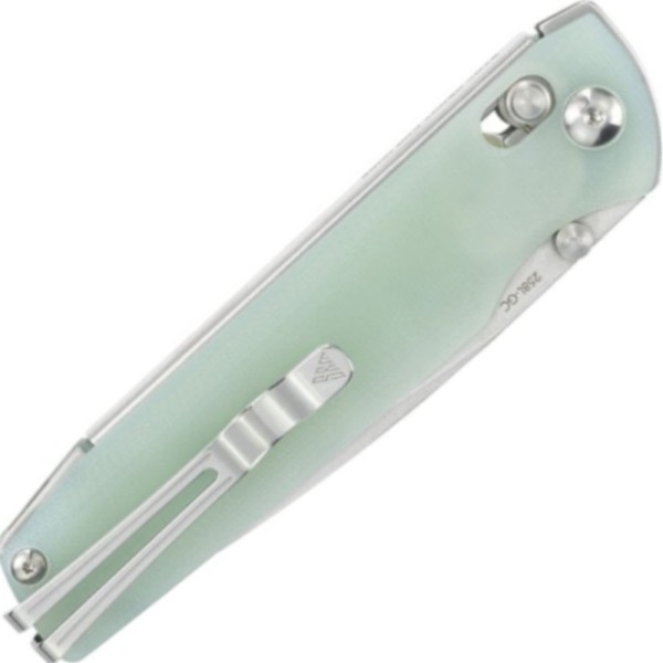Нож SRM Terrier 258L-GC, полупрозрачный зеленый