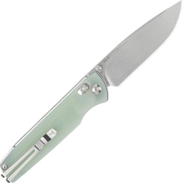 Нож SRM Terrier 258L-GC, полупрозрачный зеленый