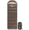 Спальник с капюшоном Naturehike U250 NH20MSD07, (6°C), правый, коричневый