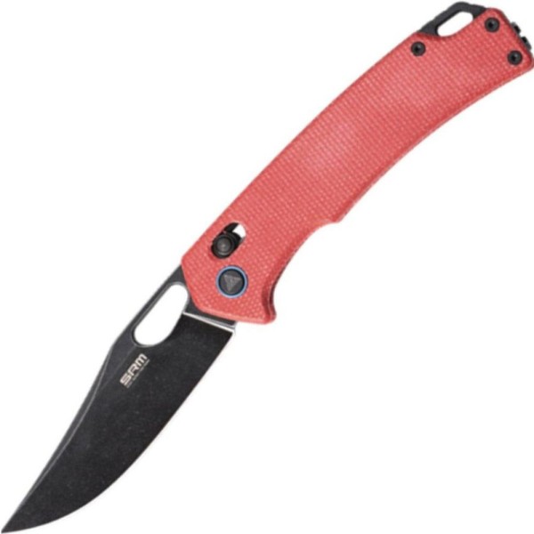Нож SRM Retriever 9203-MR2, 10Cr15CoMoV, красный