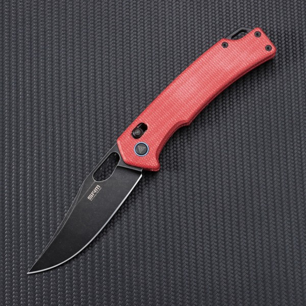 Нож SRM Retriever 9203-MR2, 10Cr15CoMoV, красный