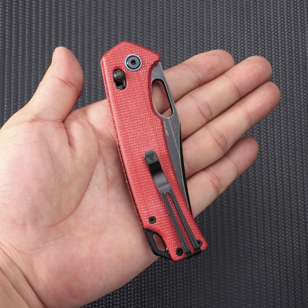 Нож SRM Retriever 9203-MR2, 10Cr15CoMoV, красный
