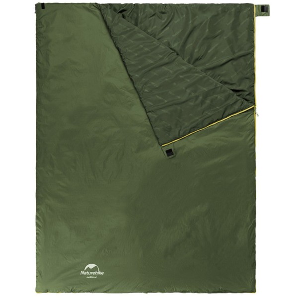 Спальный мешок Naturehike LW180 Mini NH21MSD04, левый, XL, темно-зеленый