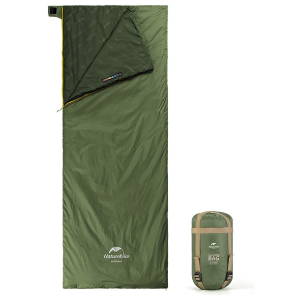 Спальный мешок Naturehike LW180 Mini NH21MSD04, правый, XL, темно-зеленый