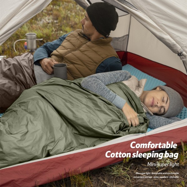 Спальный мешок Naturehike LW180 Mini NH21MSD04, правый, XL, темно-зеленый