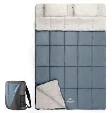 Спальний мішок двомісний Naturehike NH21MSD05, блакитний