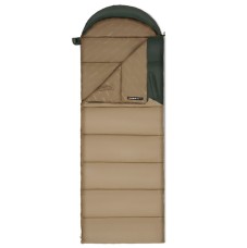 Спальник з капюшоном Naturehike Sunny Day PL02 U250 CNK2550WS028, (8,5°C), правий, коричнево-зелений