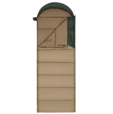Спальник з капюшоном Naturehike Sunny Day PL02 U250 CNK2550WS028, (3,9°C), правий, коричнево-зелений