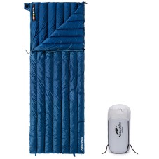 Спальный мешок с натуральным пухом Naturehike CWM295 CNK2300SD013, голубой