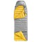Спальный мешок с натуральным пухом Naturehike CW400 NH18C400-D, p-р M, желто-серый
