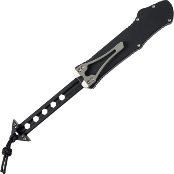Нож Heretic Hydra Tanto Stonewash, серрейтор black