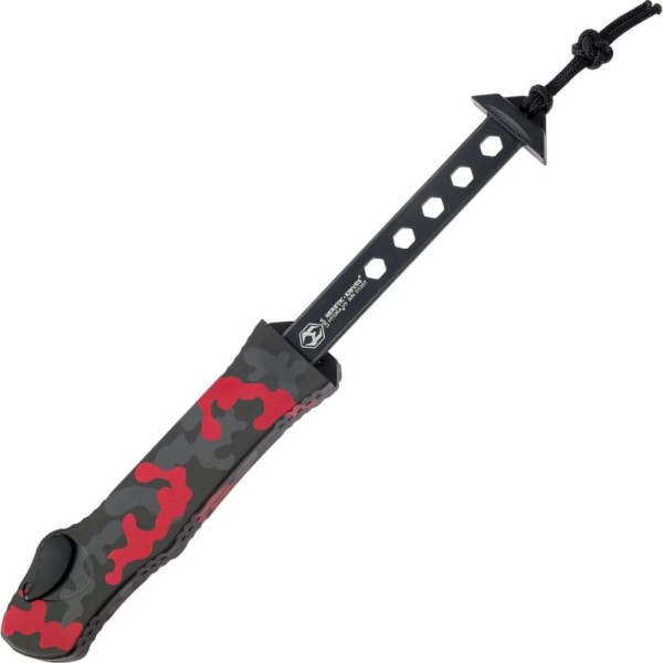 Нож Heretic Hydra Tanto Two Tone Black Blade, red camo