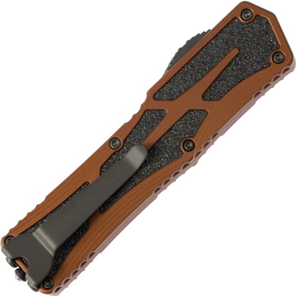 Нож Heretic Colossus Tanto Black Blade, root beer