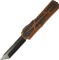 Нож Heretic Colossus Tanto Black Blade, root beer