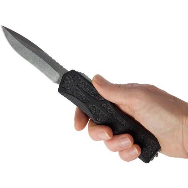 Нож Heretic Colossus Drop Point Stonewash, black