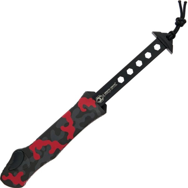 Нож Heretic Hydra Tanto Two Tone Black Blade Aluminum Handle, серрейтор red camo