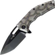 Нож Heretic Medusa Magnacut DLC Blade Titanium grey