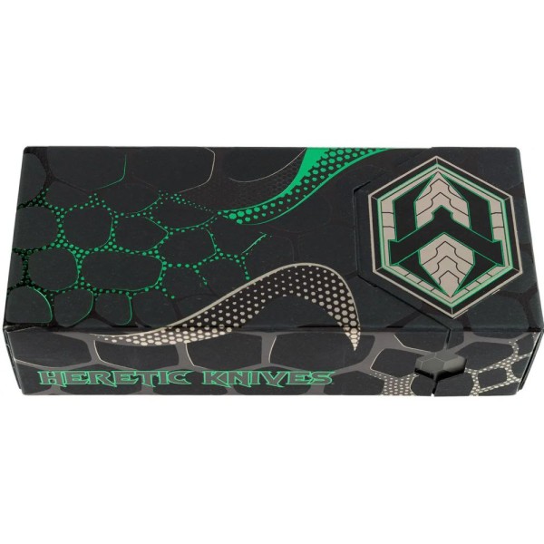 Нож Heretic Medusa Black Blade MagnaCut Aluminum green