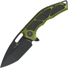 Нож Heretic Medusa Black Blade MagnaCut Aluminum green