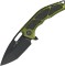 Нож Heretic Medusa Black Blade MagnaCut Aluminum green