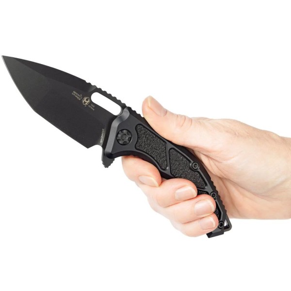 Нож Heretic Medusa Tanto Black Blade MagnaCut Aluminium black