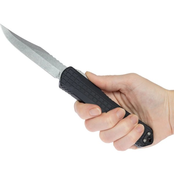 Нож Heretic Manticore X Bowie Clip Point CPM MagnaCut Stonewash Aluminum black